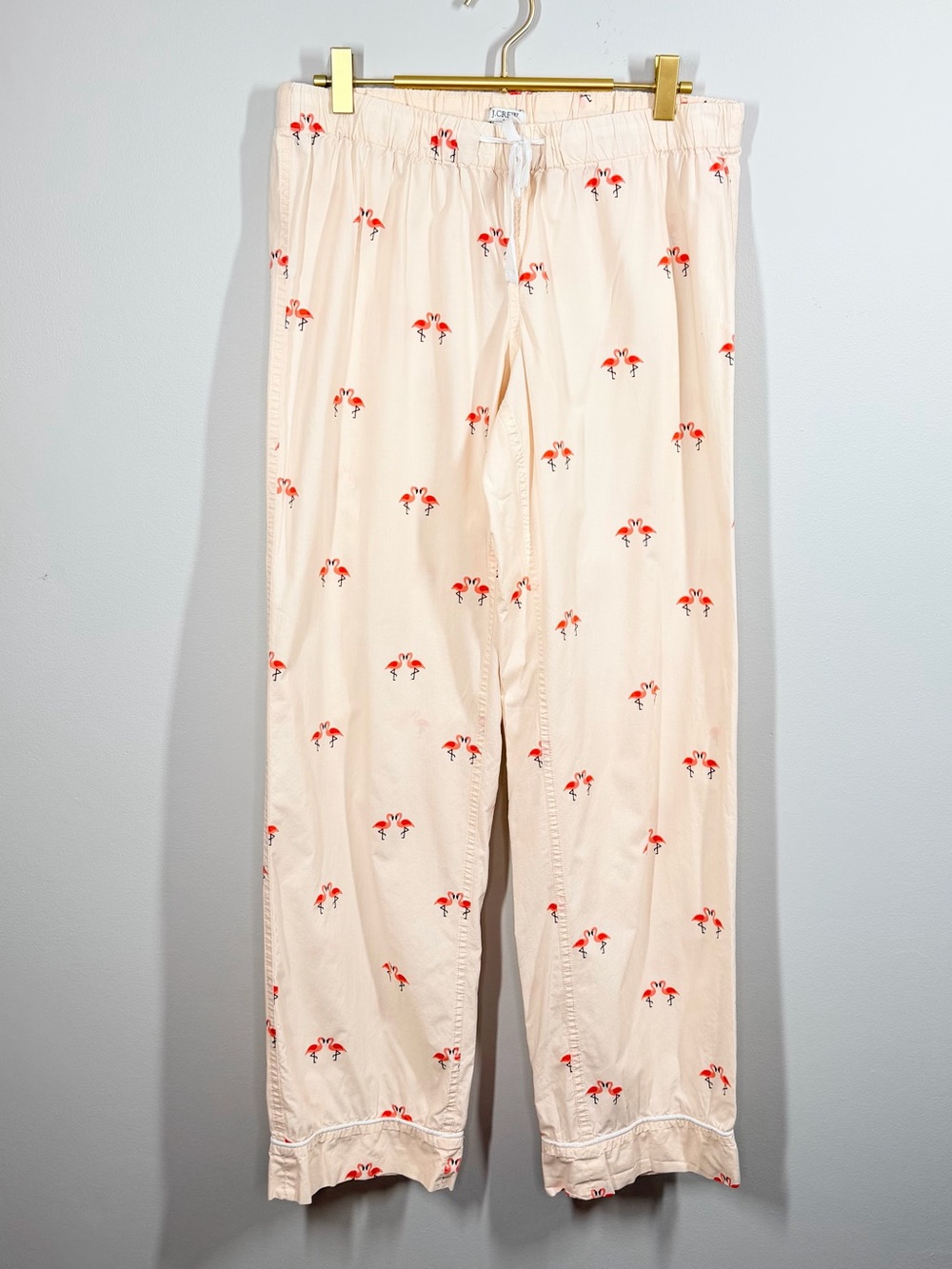 J.Crew Factory Flamingo Printed Cotton Pajama Pants XS Preppy